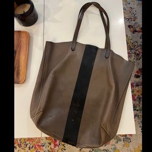 💼 Madewell Slouchy Leather Tote - Rare! 💼